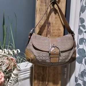 VINTAGE COACH MEDIUM SOHO SIGNATURE BAG